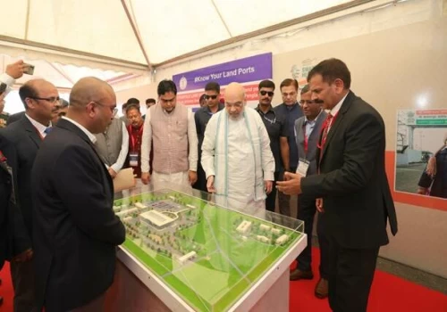 Amit Shah inaugurates the Passenger Terminal Building and Maitri Dwar in Petrapole, West Bengal